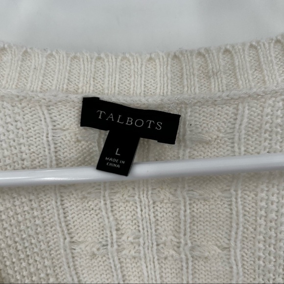 Talbots sweater poncho shrug large - Picture 4 of 9